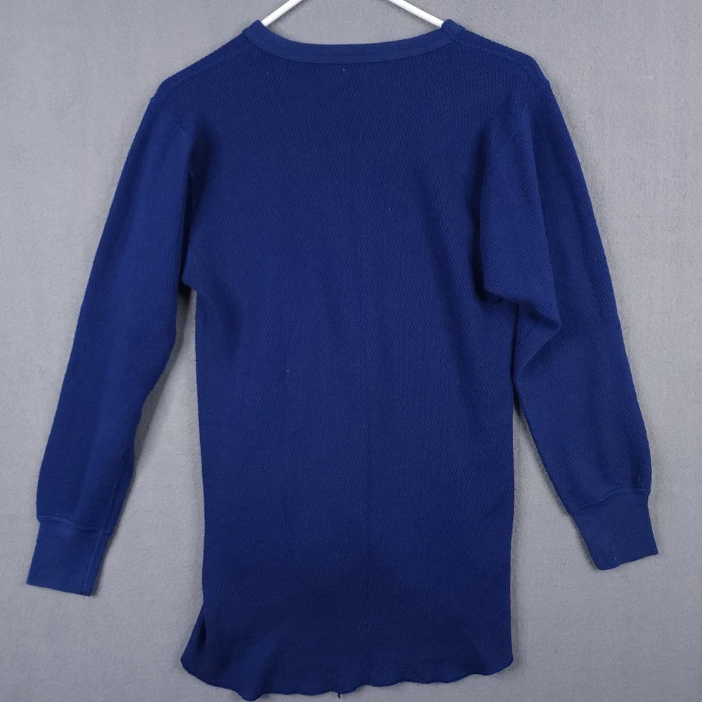 J.E. Morgan Arctex Thermal Shirt Mens L Brown Blue Waffle Knit Base Layer 2 Pack